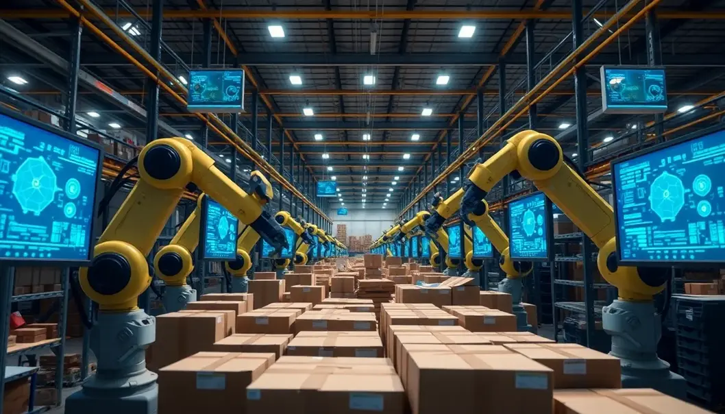 Blockchain enhances transparency and efficiency in supply chains.