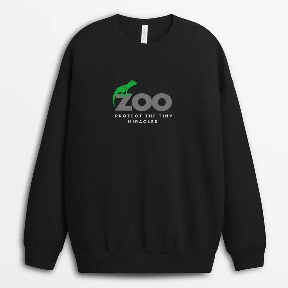 Miracle Moments Nature-Inspired Sweatshirt – Black